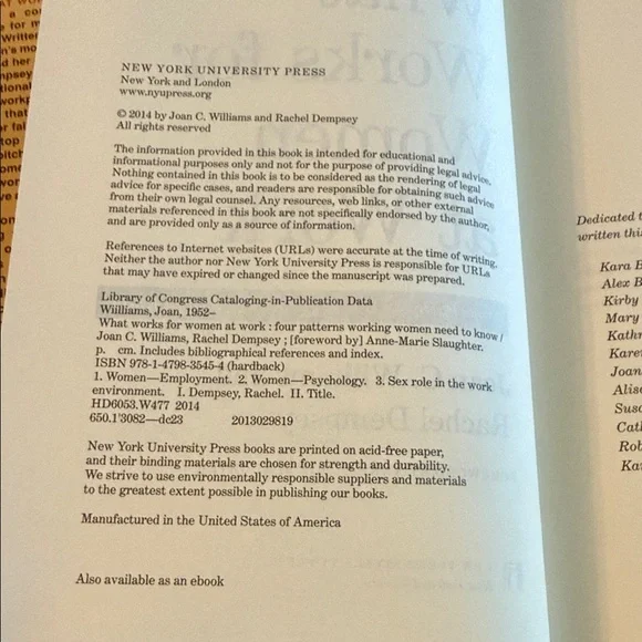 What Works for Women at Work Book - Picture 6 of 6